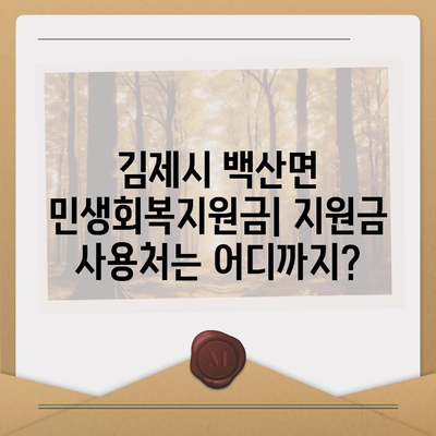 전라북도 김제시 백산면 민생회복지원금 | 신청 | 신청방법 | 대상 | 지급일 | 사용처 | 전국민 | 이재명 | 2024