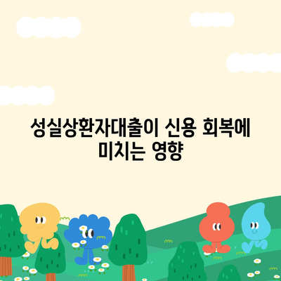 신용회복위원회 성실상환자대출