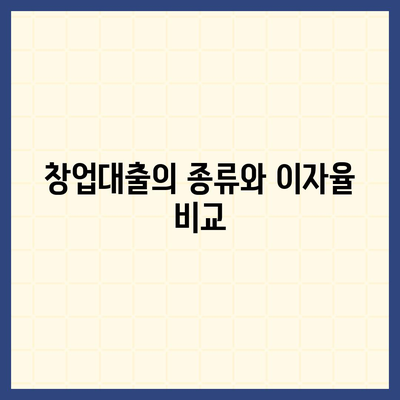 창업대출 신청