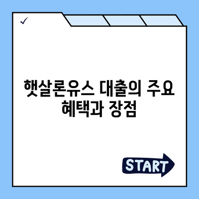 햇살론유스 대출