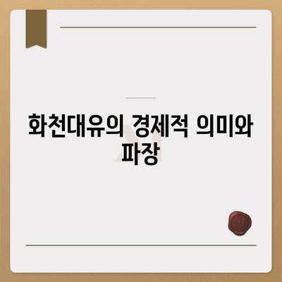 화천대유 뜻