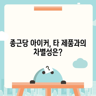 종근당 아이커 효능 부작용