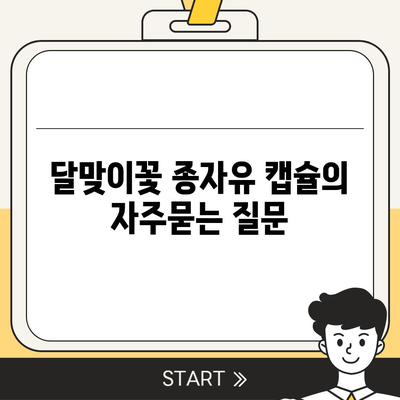 달맞이꽃 종자유 캡슐