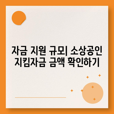 소상공인 지킴자금 신청