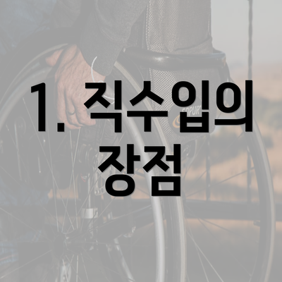 1. 직수입의 장점