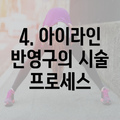 4. 아이라인 반영구의 시술 프로세스