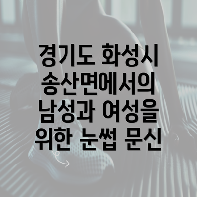 경기도 화성시 송산면에서의 남성과 여성을 위한 눈썹 문신