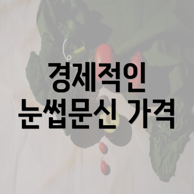 경제적인 눈썹문신 가격