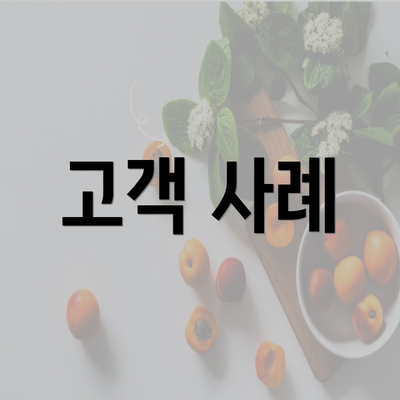 고객 사례