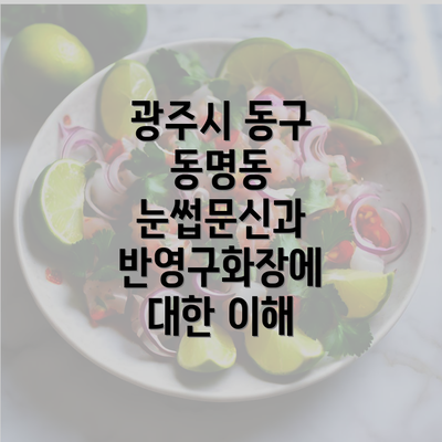 광주시 동구 동명동 눈썹문신과 반영구화장에 대한 이해