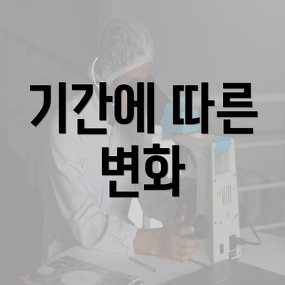 기간에 따른 변화