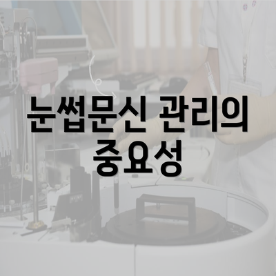 눈썹문신 관리의 중요성