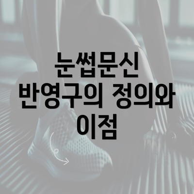 눈썹문신 반영구의 정의와 이점