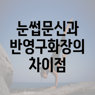 눈썹문신과 반영구화장의 차이점