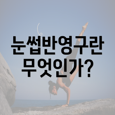 눈썹반영구란 무엇인가?