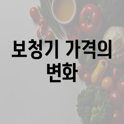 보청기 가격의 변화