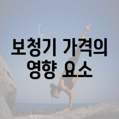 보청기 가격의 영향 요소