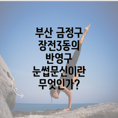 부산 금정구 장전3동의 반영구 눈썹문신이란 무엇인가?