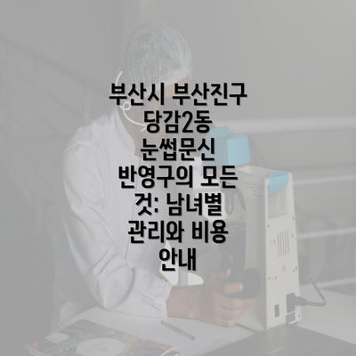 부산시 부산진구 당감2동 눈썹문신 반영구의 모든 것: 남녀별 관리와 비용 안내