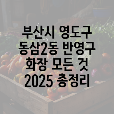 부산시 영도구 동삼2동 반영구 화장 모든 것 2025 총정리