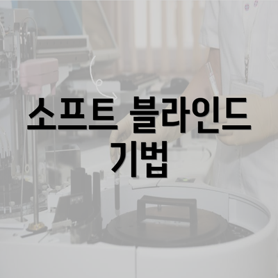 소프트 블라인드 기법