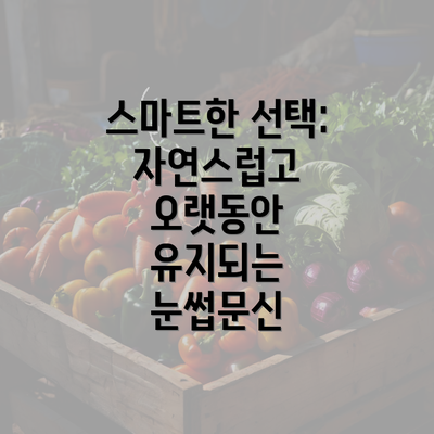 스마트한 선택: 자연스럽고 오랫동안 유지되는 눈썹문신