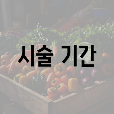 시술 기간