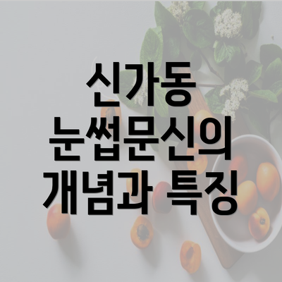 신가동 눈썹문신의 개념과 특징