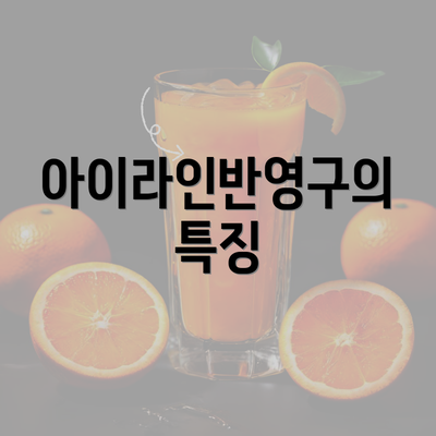 아이라인반영구의 특징