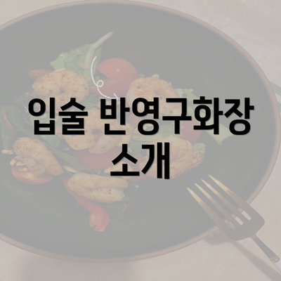 입술 반영구화장 소개