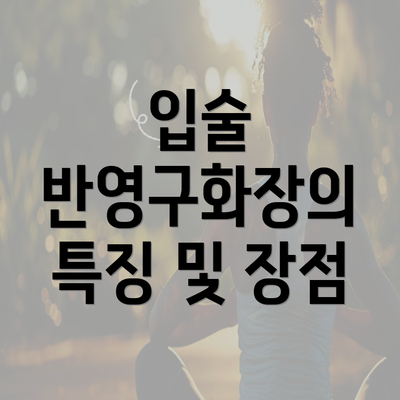 입술 반영구화장의 특징 및 장점