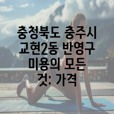 충청북도 충주시 교현2동 반영구 미용의 모든 것: 가격