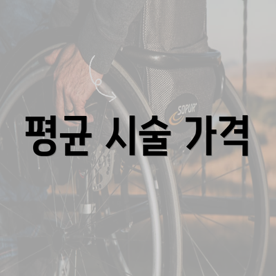 평균 시술 가격