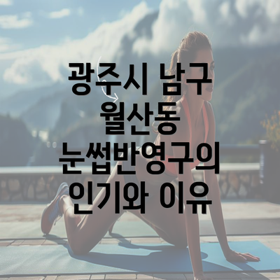 광주시 남구 월산동 눈썹반영구의 인기와 이유