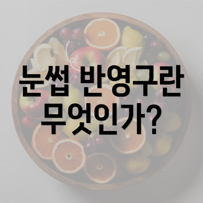 눈썹 반영구란 무엇인가?