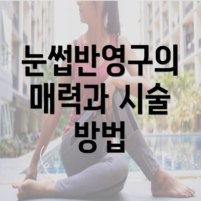 눈썹반영구의 매력과 시술 방법