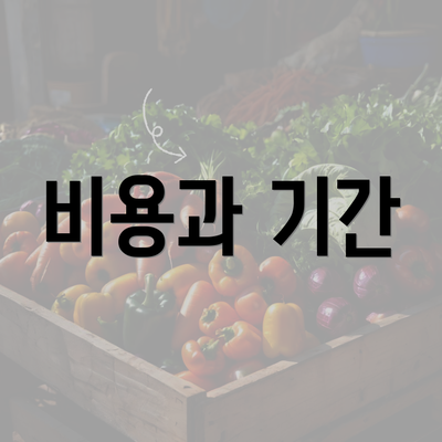 비용과 기간