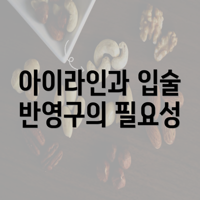 아이라인과 입술 반영구의 필요성