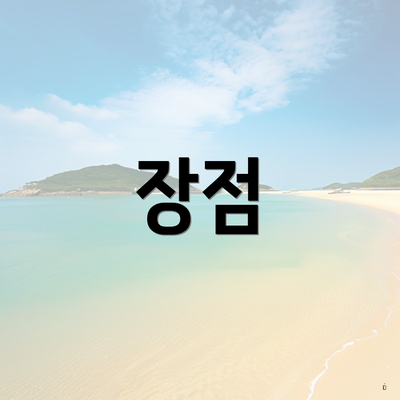 장점