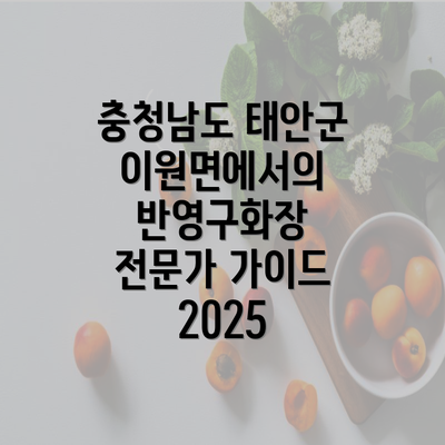 충청남도 태안군 이원면에서의 반영구화장 전문가 가이드 2025